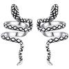 ChicSilver Orecchini Senza Buco Argento 925, Orecchini Serpente Ear Cuffs, Orecchini Cartilagine Donna Non Piercing, Confezione Regalo