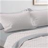 l&j Completo letto caldo pile colore Bianco Grigio Beige Scozzese Rosso Tartan Matrimoniale con Lenzuolo sopra, lenzuolo sotto con angoli e 2 federe Regalo Natale Addobbi Natalizi (Singolo, 5)