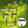 Linkind luci solari esterno, 3 Modalità di Illuminazione, IP54 Impermeabile,lampada da giardino solare da esterno, Bianco Caldo (8 Pezzi)