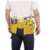 Natudeco Cintura per attrezzi in Pelle, Doppio Fodero Porta Utensili in Cuoio, Cintura Regolabile in Pelle - Smontaggio Rapido, Resistente All'usura e Leggero, per il Fai Da Te, Falegname
