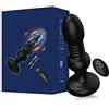 CIONIC Plug anale Telescopico Vibrante Butt Plug Vibratore Anale Telecomando Senza Fili Dildo Vibratori Massaggiatore Prostatico Giocattoli Sessuali (B Con Scatola)