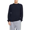 JACK & JONES Jjeross Knit Crew Neck SN Maglione Lavorato a Maglia, Blazer Blu Marine, S Uomo