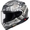 SHOEI Casco Shoei Nxr2 Beaut Tc6 - Nero Bianco, TAGLIA Tg. M