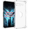 TingYR Cover per ASUS ROG Phone 3 ZS661KS, Sottile TPU Morbido Trasparente Posteriore Antiurto Protettivo, Compatibile con ASUS ROG Phone 3 ZS661KS Custodia Cover (Trasparente)