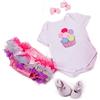 ZIYIUI Vestiti Bambole Reborn 55 cm Femmina Adatto per 55cm-60cm Bambole reborn Toddler Set Moda Abito Mimetico Vestiti Bambole reborn Adatto a 22 pollici - 24 pollici Reborn Baby Doll Femmina