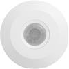 Greluma 1 pezzo interruttore della luce del sensore di movimento PIR,AC 220-240V 2000W,Interruttore del sensore montaggio a soffitto di movimento,sensore PIR,profilo sottile,bianco