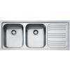 Franke Lavello da Cucina 2 Vasche a Sinistra ad Incasso 116X50 cm Acciaio Inox Modello Radar 101.0053.246 Franke