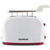 G3 Ferrari G10179 Tostapane To-Stàr, 800 Watt, Pinze INOX, Ampie fessure per toast farciti, Vassoio raccogli briciole, 7 livelli di cottura, Bianco
