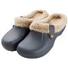 CELANDA Pantofole Invernali Donna Uomo Zoccoli e Sabot Unisex Ciabatte da casa Impermeabile Antiscivolo Scarpe da Giardino All'aperto/Interno Grigio 42/43 EU