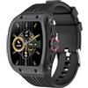 BRIBEJAT Orologio Smartwatch Uomo con Risposta Chiamate, 1.76 Smartwatch con AI Funzione, 123+ Sportive Smart Watch con Contapassi/Sonno, Impermeabile IP68 Fitness Tracker per Android iOS, Nero