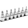 Sealy Tools Sealey AK62263 - Set di 7 chiavi a bussola Dr. TRX da 3/8 per la rimozione di viti Torx danneggiate