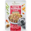 Applaws Cibo umido per cani naturale, Res senza cereali con verdure in salsa, confezione da 12 bustine da 85 g