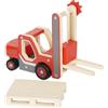 Small Foot Carrello elevatore con Pallet in Legno, con forca Mobile e verricello, Veicolo Gioco per Bambini dai 2 Anni, 12636