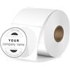 FINDAT Etichette Termiche Rotonde 30 mm Compatibile Stampanti M110 M220 Vinile Autoadesiva Impermeabile per Ufficio Logo QR Code 300/rotoli Bianche