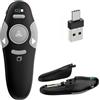 VOVIGGOL USB/Tipo-C 2 in 1 Puntatore Presentatore Wireless Presenter Telecomando Presentazioni Powerpoint Senza Fili, 2.4GHz Telecomando Slide PC Pointer Penna Presentazioni per Computer Portatile Mac