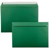 FarbenFroh by GUSTAV NEUSER 10 buste formato A4, formato A4, 22,9 x 32,4 cm, con chiusura adesiva, senza finestra, colore: Verde scuro