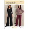 BUTTERICK B6966A5 Maglieria Top e Pantaloni da donna A5 (6-8-10-12-14)