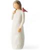 Willow Tree Messenger, Figura scolpita Dipinta a Mano