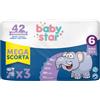 FARVIMA MEDICINALI SpA Babystar Mega scorta Taglia 6 - 18/30 kg - 42 Pannolini