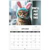 Generico Calendario 2025 Cat Planner - Calendario Da Parete Gatto Arrabbiato | Calendario Pianificatore Divertente Del Mese 2025 | Calendari Da Parete | Calendario Artistico Da Parete Creative Cute Kitten 2025