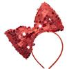 W WIDMANN MILANO Party Fashion - Cerchietto con fiocco, paillettes, copricapo, accessorio di carnevale