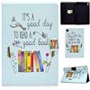 CASAFUNY Custodia per Samsung Galaxy Tab A9 8.7 Pollici 2023 Custodia Protettiva Magnetica Cover con TPU Copertura per Samsung Galaxy Tab A9 2023 (SM-X110 SM-X115), libro arcobaleno