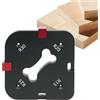 Generic Moo per fresatrice per maschera per raggio, maschera per raggio per angolo per la lavorazione del legno - Moo di posizionamento 'angolo 'ad alta durezza,Fresatura di angoli arrotondati Moi di frese pe
