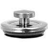 Nova Italf Tappo di ispezione con guarnizione in Acciaio Inox per alta temperatura Per Tubo Diametro 80 mm canna fumaria stufa legno pellet cucina barbecue