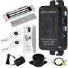 FUSYTULY Completo Access Control System Kit Wireless 433MHz Remote Controller Door Opener + 180KG/350lbs Serratura Magnetica Elettrica + Trasmettitori Remoti 30 Metri