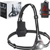 ALFFREUDE Luce Corsa Ricaricabile USB Luce Running Pettorale Lampada Running LED IPX6 Impermeabile 3 modalità di Illuminazione Fascio Regolabile a 120° per Jogging Campeggio Corsa (Nero)