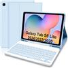 Hofsos Custodia con Tastiera per Tablet Samsung Galaxy Tab S6 Lite 2024/2022/2020 10,4 Pollici, Italiano QWERTY Rimovibile Bluetooth Tastiera, Custodia con Supporto Pen per S6 Lite Tablet 10,4 (Blu 1)