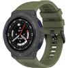 GIOPUEY Cinturini Compatibile con Amazfit Active Edge, Morbido Silicone Cinturino [Resistente all'Usura] [Traspirante] - Army Green