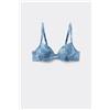 Tezenis Reggiseno Push-up Athens Stampato Donna Blu