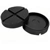 WizeFolk 12,5 cm Tampone in Gomma per Cric Sollevatore Auto Martinetto Idraulico Universale,2 Pezzi Universale Car Jack Gomma Pad, con Superficie Antiscivolo
