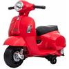 Negozio Matto Moto Scooter Elettrica per Bambini Piaggio Mini Vespa GTS 6V Suoni luci Rosso