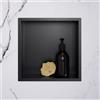 Viverso x wall nicchia a parete in acciaio inox La: 300 A: 300 mm, con telaio slim, VU9800BB, x wall [Accessori Bagno > Mensole Doccia]