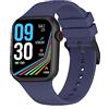 Trevi T-FIT 200 CALL Smartwatch con Display 1.91 Touch, Orologio Smart con Funzione Chiamata Wireless, Controllo Allenamento Fisico e Stato Benessere, Monitoraggio del Sonno, Waterproof, Nero