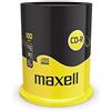 Maxell CD-R vergini Maxell 624841.40, 80min. 700MB in campana da 100 pezzi