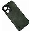 Kepuch Silklike Cover per Redmi 13C 5G/13R - Custodia Case Piastra Metallica Incorporata per Redmi 13C 5G/13R - Nero
