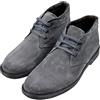 Collezioni Made in Italy Stivaletti Polacchine uomo scarpe grigio pelle scamosciata casual made in Italy (44)