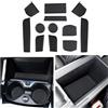 CDEFG Compatibile con BMW Serie 1 F40 Serie 1 F40 2019-2023 2024 tappetini in gomma per console centrale, tappetini antiscivolo in gomma per auto, 1 F40 accessori (nero)