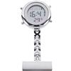 Hemobllo Tavolo Dell'infermiere Orologio Da Appendere Mini Orologio Con Clip Orologio Paramedico Numero Infermiera Clip Di Squalo Materiale Dello Specchio: Specchio Di Ordinario