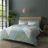 Catherine Lansfield Larsson Geo Green Set copripiumino 240 x 220 + 65 x 65 (2)