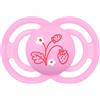 MAM Chupete Perfect S137 - Ciuccio con tettarella extra sottile e flessibile in silicone SkinSoftTM ultra morbido per bebè da 6 mesi, rosa (1 unità) con scatola auto sterilizzabile, versione spagnola