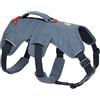 RUFFWEAR Imbracatura per cani multiuso, Web Master, con manico, regolabile, imbracatura anti-fuga, 2 attacchi. Uso quotidiano o assistenza alla mobilità, XXS (33-43 cm), Slate Blue