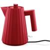 Alessi - Bollitore elettrico Plissé - Rosso - Resina termoplastica - Designer Michele de Lucchi