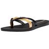 Ipanema Kirei Fem, Infradito Donna, Colore: Nero e Oro, 39 EU