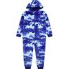 Harry Bear Pigiama Pile Bambino | Pigiama Inter Bambino Camouflage | Pigiama Intero | Blu 12-13 Anni