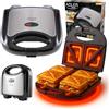 ADLER EUROPE SANDWICHERA ADLER AD 3015, 750 W NEGRO, PLATA