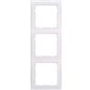 Hager S1 - Cornice 80 x 80 3 moduli bianco polare
